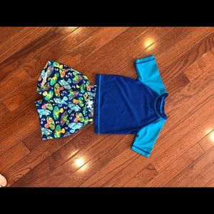 Baby 2piece swimsuit shorts and shirt 3-6 Months